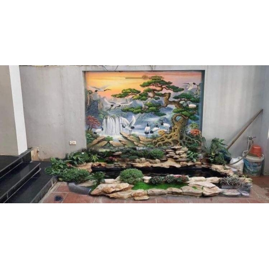 Đắp Vẽ Tranh TRực Tiếp Mẫu 01