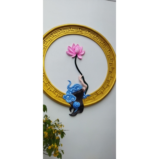 Đắp Vẽ Tranh TRực Tiếp Mẫu 12